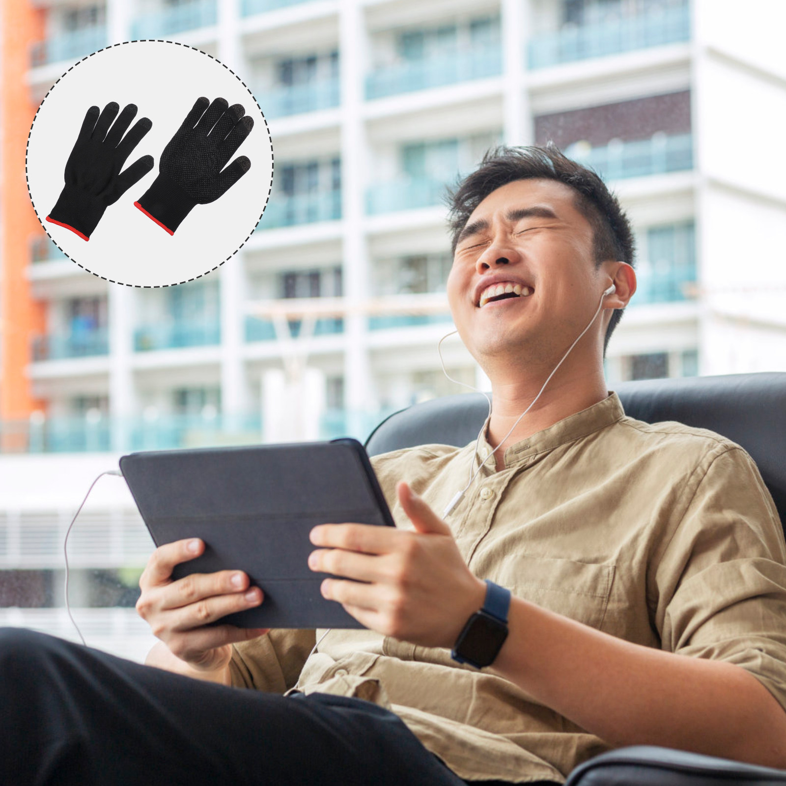 Esports Gaming Gloves - 2 Paar Winter-Touchscreen-Handschuhe, Rutschfest, Schweißresistent, E-Sport-Handschuhe