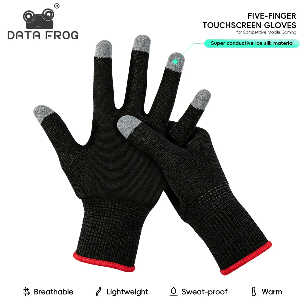Esports Gaming Gloves - Data Frog Mobile-Gaming-Handschuhe für Profi-E-Sports, Hochsensitive