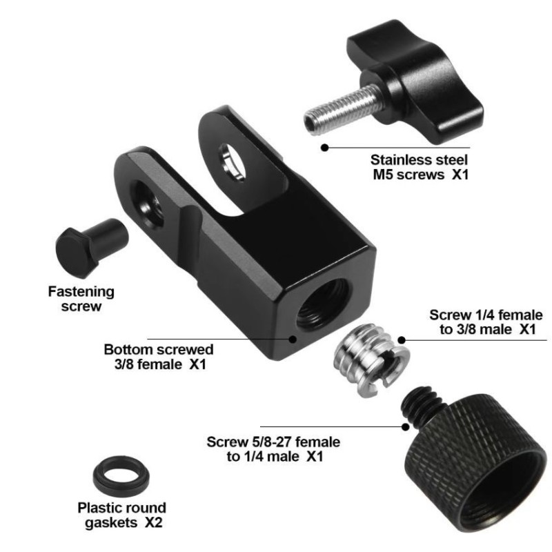 DT76 Mikrofonadapter 3/8-Zoll  – Microphone Arm Boom Bewertung und Preis