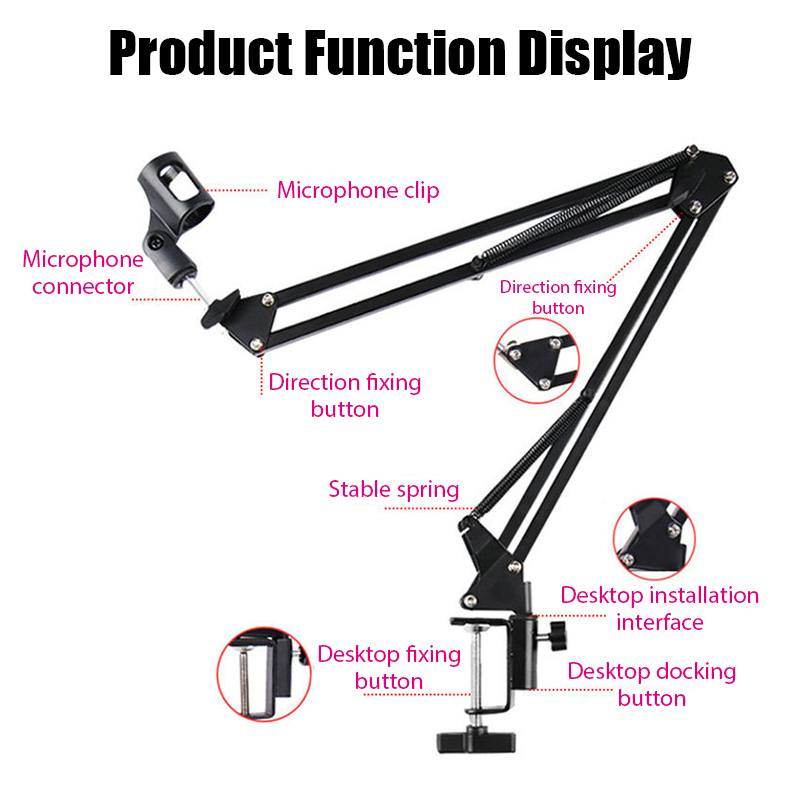 Professionelles flexibles Desk – Microphone Arm Boom Bewertung und Preis