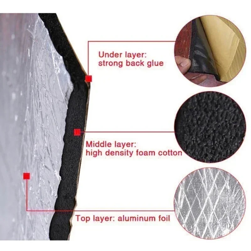 200x50cm 5/10mm Auto-Schallsch – Sound Dampening Foam Bewertung und Preis