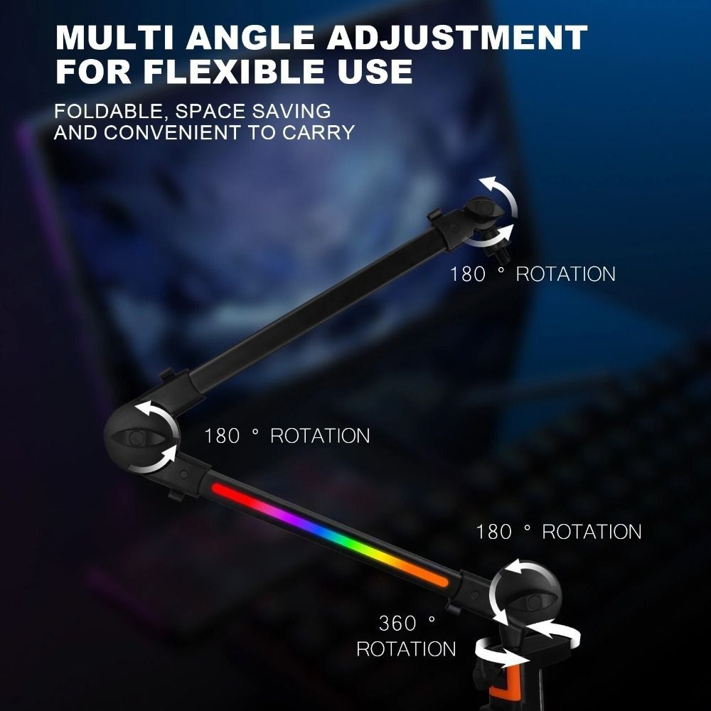 Professionell 360 °   Rotierba – Microphone Arm Boom Bewertung und Preis